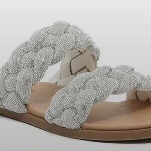 Steve Madden Braided Rhinestone Sandals